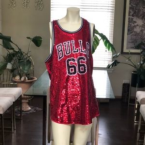 SEQUINED BULLS JERSEY